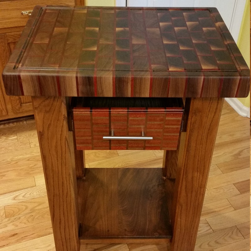 Butcher Block Table - Etsy