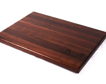 Thin Personalized Walnut Edge Grain Cutting Board