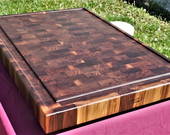 Large Walnut Endgrain Cutting Board