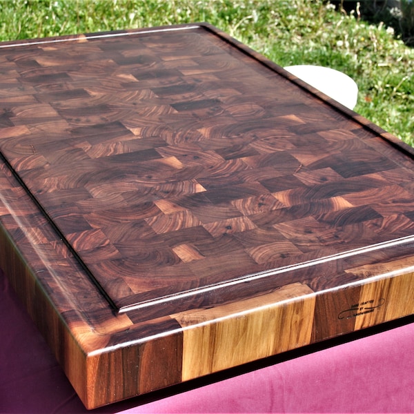 Large Walnut Endgrain Cutting Board