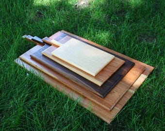 Personalized Hardwood Charcuterie Board, Rustic Cutting Board