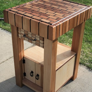 Hickory Butcher Block Tisch