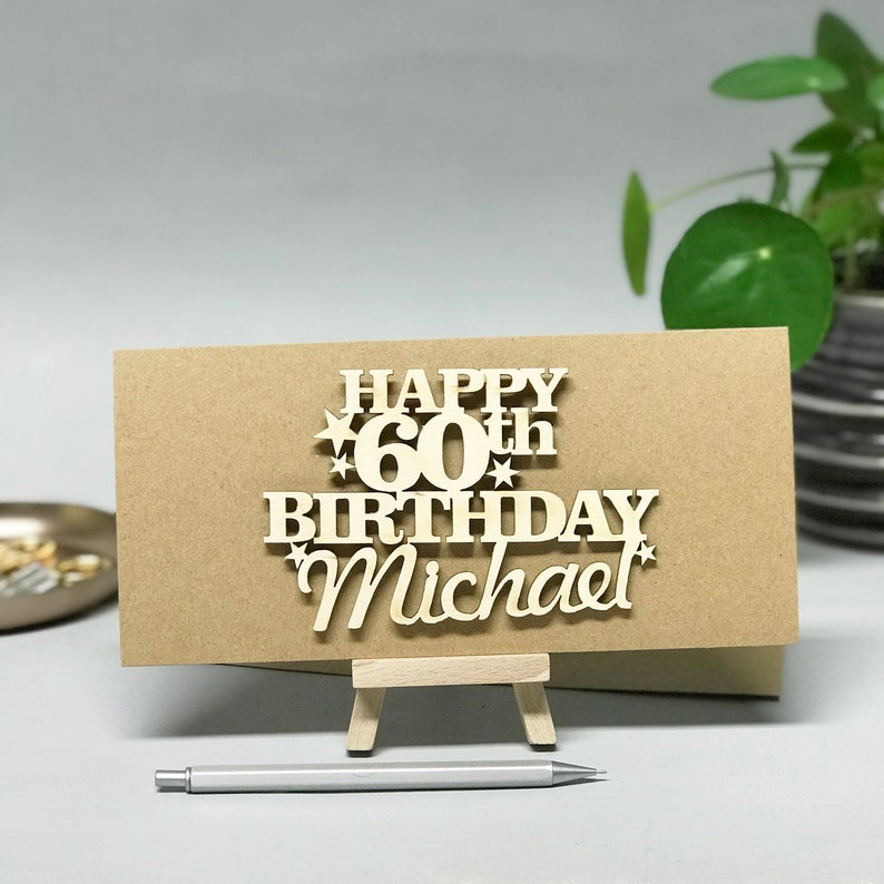 60th Birthday Card 60th Birthday Card For Dad Birthday Etsy