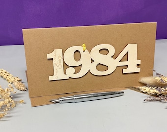 40th Birthday Card, cards For 40th Birthdays, 40th Birthday Gifts, 1984 Birthday Card, Keepsake 40th Birthday Card, 1984 Year Cards