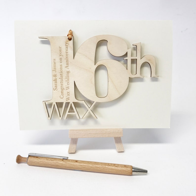 Wedding Anniversary Cards Anniversary Meaning Card 5th Etsy