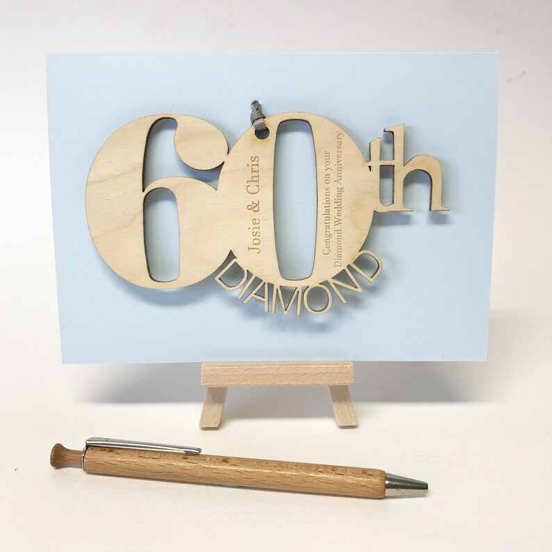 Wedding Anniversary Cards Anniversary Meaning Card 5th Etsy