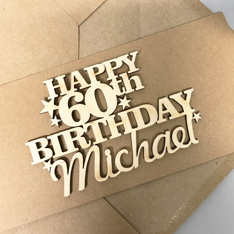 60th Birthday Card 60th Birthday Card for Dad Birthday Cards