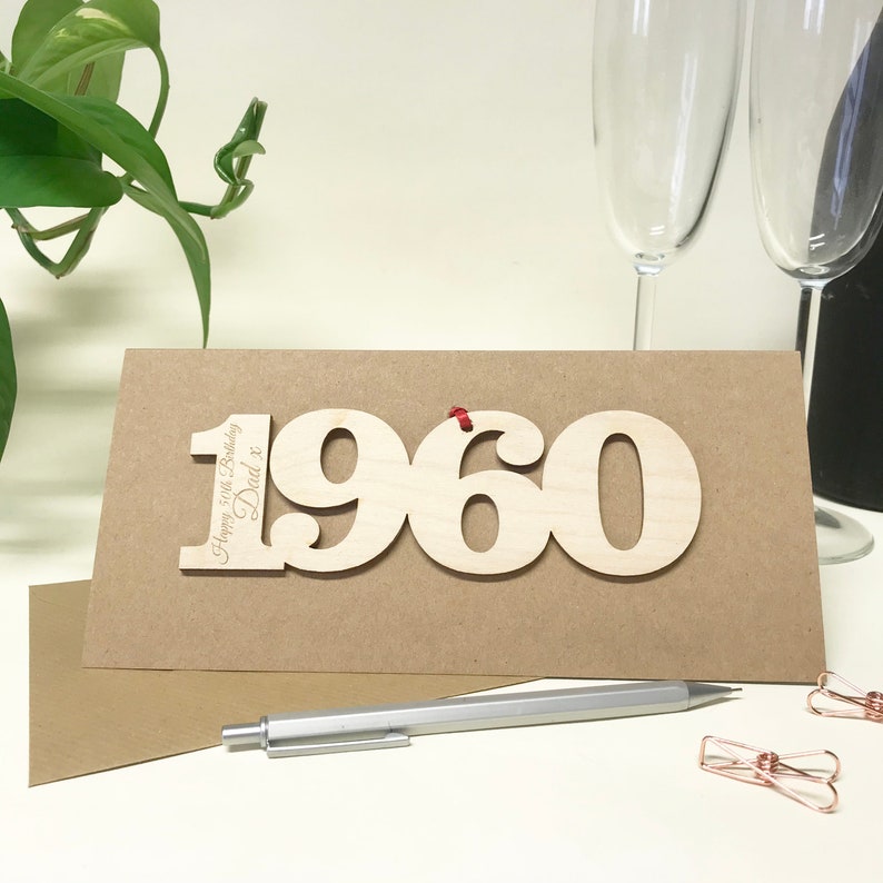 60th Birthday Card 60th Birthday Card For Wife