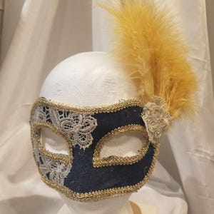 Hand made, one of a kind party mask