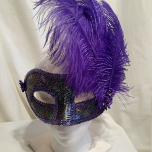 hand made, one of a kind custom party mask