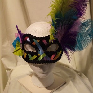 hand crafted, one of a kind party mask