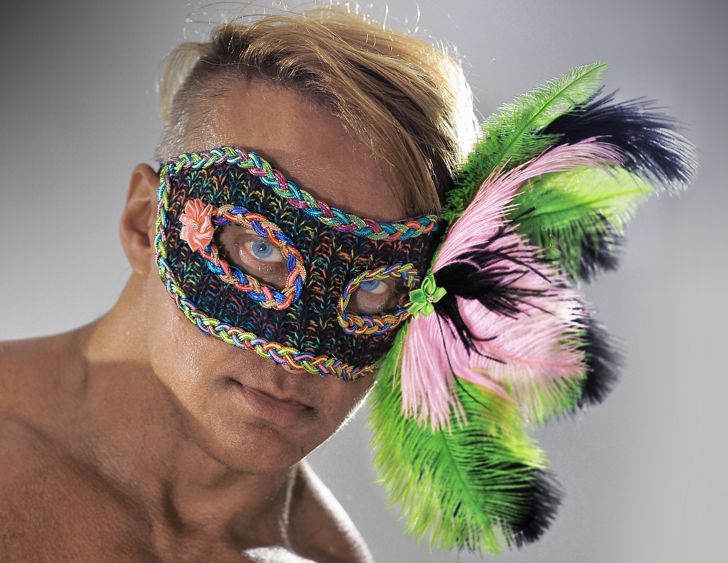 custom made, one of a kind party mask
