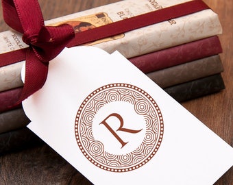 LETTER R STAMP - Monogram R Stamp - Business Card Stamp - Initial Gift R - R Rubber Stamp - Birthday Gift R - Business Monogram R