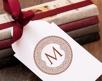 MONOGRAM M STAMP - Present for Dad - Christmas Gift Ideas - Unique Gift for Mom - Holiday Season Gift - Office Gift Ideas - Initial Letter M