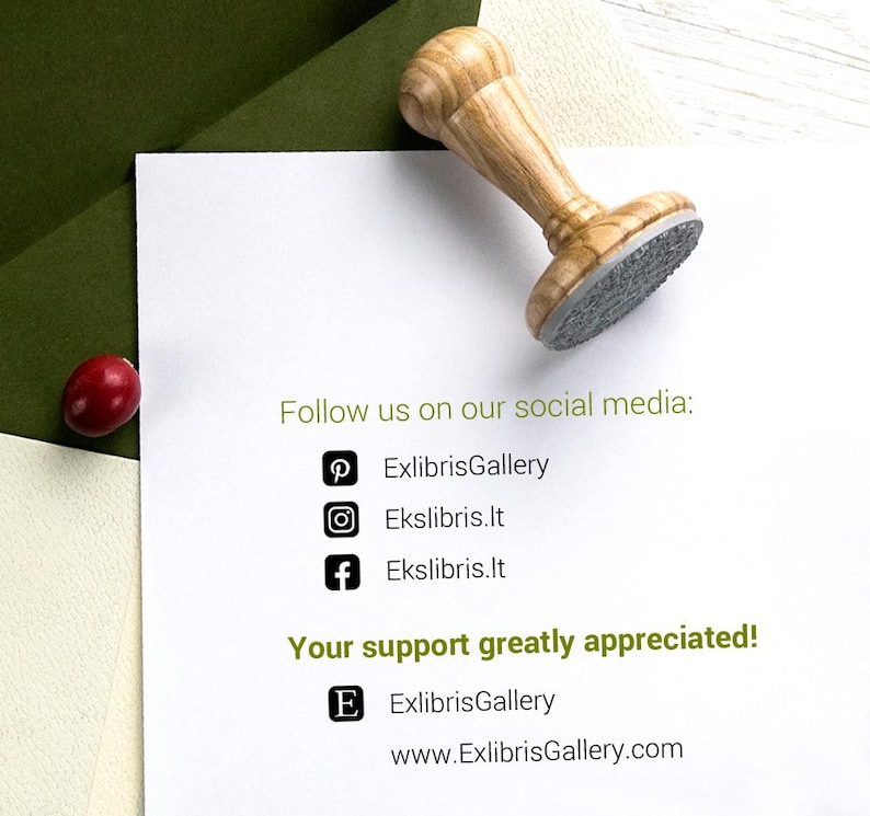 Follow us on social media: ekslibris.lt, www.exlibrisgallery.com