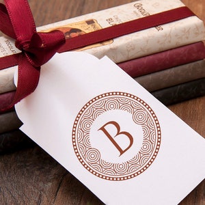 LETTER B STAMP - Monogram B Stamp - Regalo inicial B - Sello de goma B - Sello de regalo de vacaciones - Sello de regalo de cumpleaños - Personalizado Sea agradecido