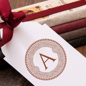 MONOGRAM A STAMP - Presente para mamá - Idea de regalo de Navidad - Regalo único para hombres - Regalo de temporada de vacaciones - Ideas de regalo de oficina - Carta inicial A