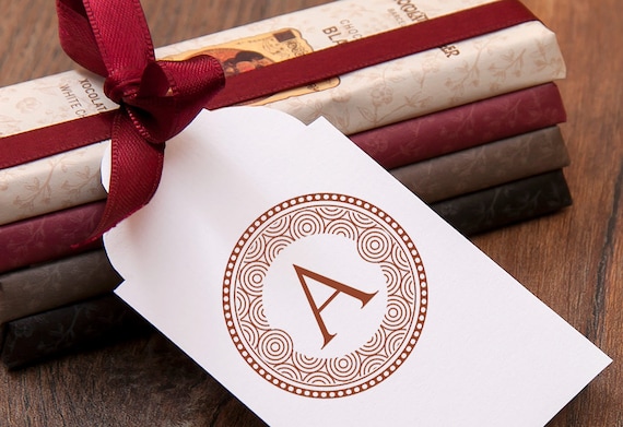 MONOGRAM A STAMP - Present for Mom - Christmas Gift Idea - Unique Gift for Men - Holiday Season Gift - Office Gift Ideas - Initial Letter A