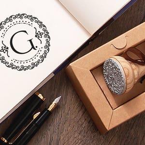 MONOGRAMME G timbre - anniversaire cadeau timbre - anniversaire Unique cadeau - timbre lettre G - G Initial cadeau - cadeau d’anniversaire personnalisé
