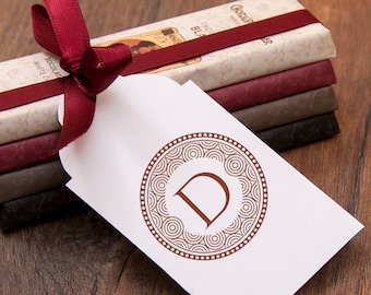Letter D Stamp - Monogram Initial, Gift Box Included
