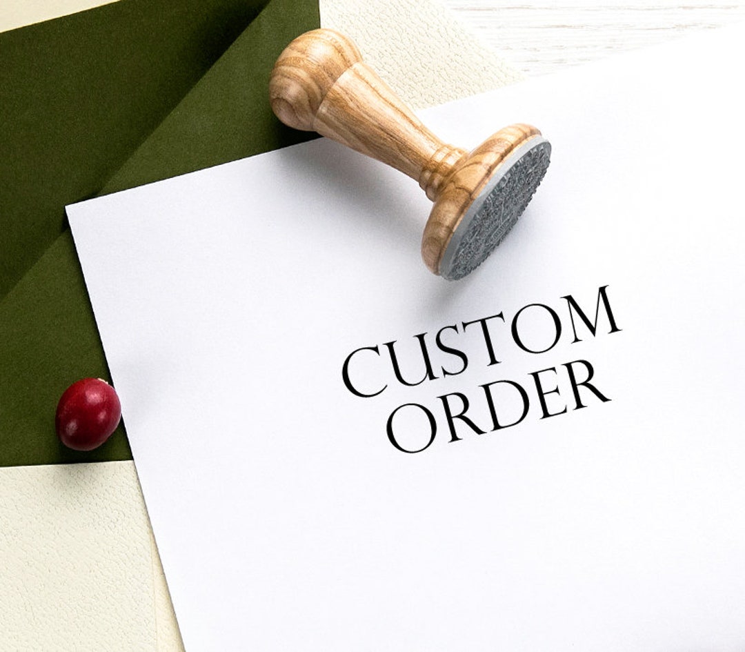 Custom Stamp Ink Pad Personalized Handmade Gift in Special Etsy