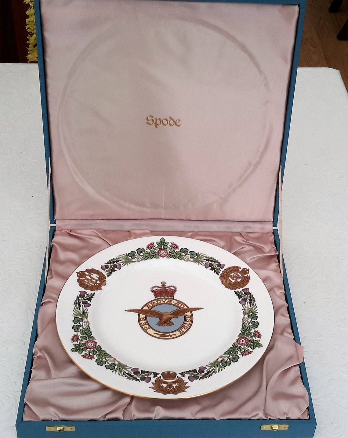 Spode china Royal Air Force commemorative plate. 19181968 Etsy