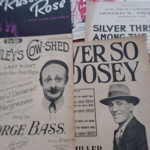 Sheet Music and song, 13 x vintage music magazines, scores and songs from the 1920s to 1940s. image 5