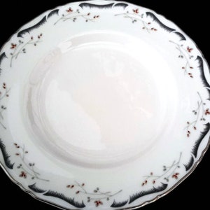China plate, Royal Worcester Sutton pattern, rare vintage English china, 1965 Collectible China.