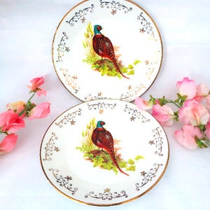 Meakin Teeteller, Studio Fasanen, J und G Meakin, Staffordshire, 2 x Vintage Meakin Teller.