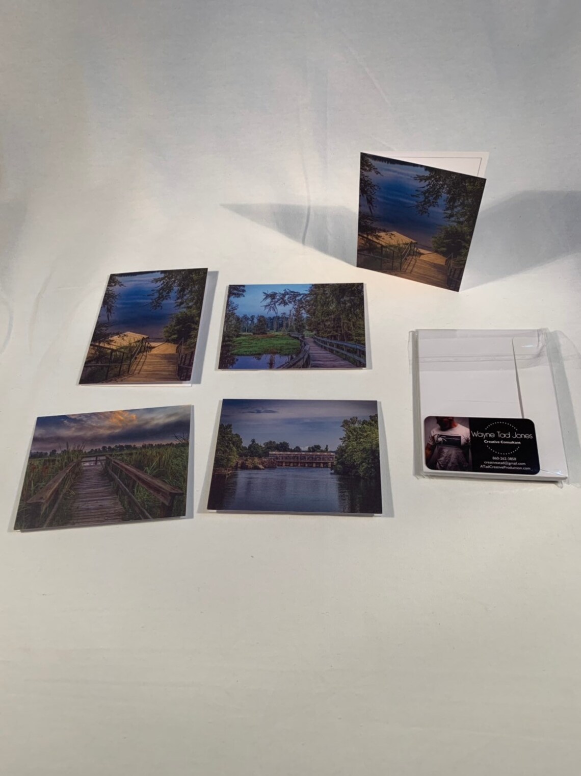 Custom Print Note Cards 5.5 X 4 Folded Etsy