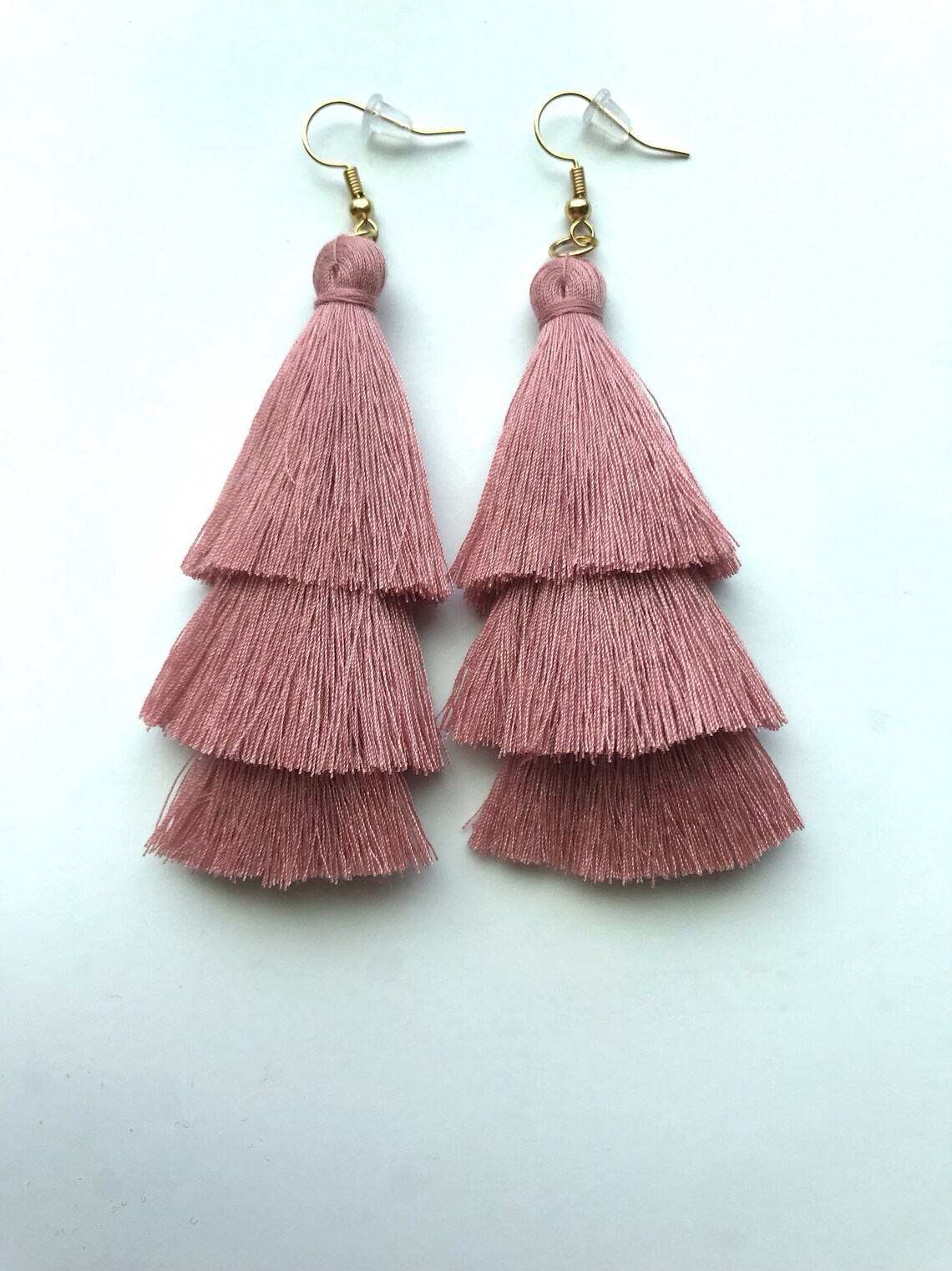 Tassel Earrings Tiered Tassel Earrings layered Tassel Etsy