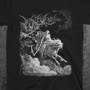 Gustave Doré Grim Reaper T-Shirt | Art History Tee