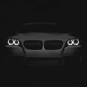 Beemer M5 F10 Black T-Shirt Bimmer 5er Angel Eyes Mpower Gift