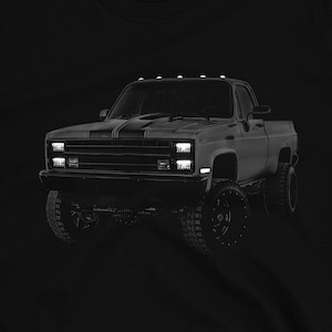 Chevy K10 Square Body Truck T-Shirt 100% Cotton