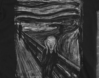 The Scream Edvard Munch T-Shirt | Expressionist Art Tee | Iconic Painting Graphic Shirt