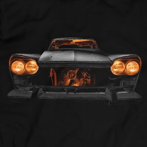 Christine 1983 Carro Clássico Famoso Filme de Terror Camiseta Automóvel 100% Algodão