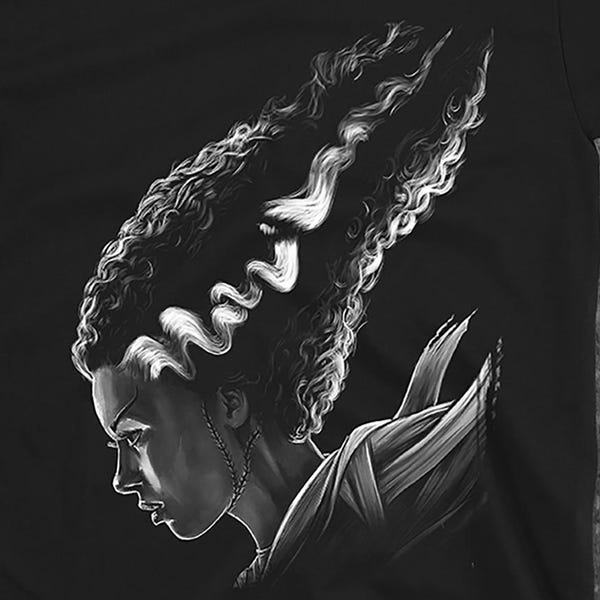 Bride of Frankenstein T-shirt | Monster Classic Horror Tee