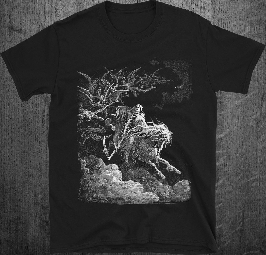 ギュスターヴ・ドレ 死神Tシャツ | 美術史Tシャツ - Etsy 日本