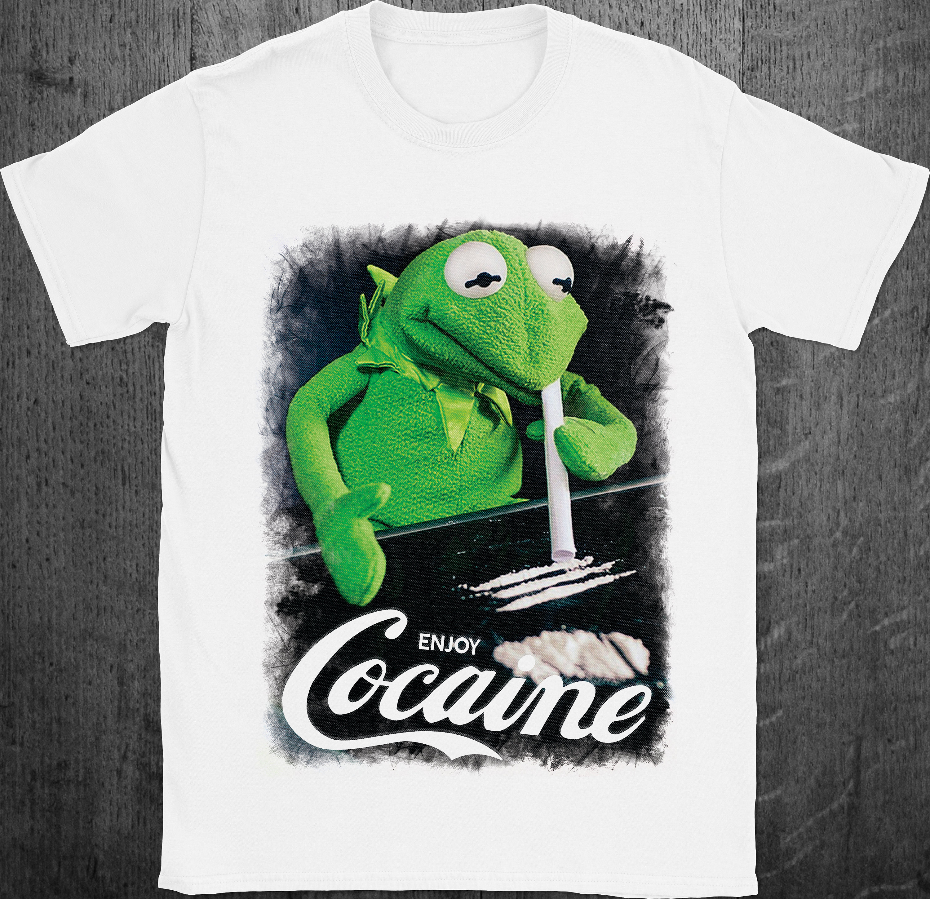 FUCT初期 90s ヴィンテージ Tシャツ Enjoy Cocaine 緑L FUCT初期 90s ヴィンテージ Tシャツ Enjoy Cocaine 緑L