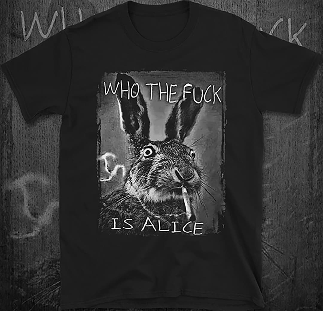 Stoned Rabbit Graphic Tee – Funny Unisex Streetwear T-shirt - Etsy