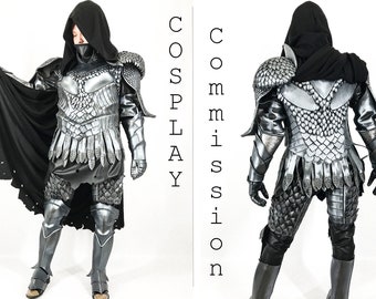 Custom cosplay commission, Silver medieval costume, Cosplay armor, Cosplay props, Custom cosplay, Fantasy armor, Custom suit, Halloween