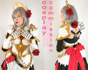 Fan cosplay, Custom cosplay commission, Cosplay costume,  cosplay women, Custom props, Custom Cosplay, Dress for girls,props