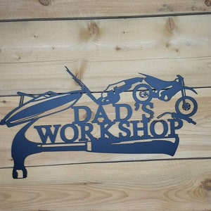 Dad's Workshop, Garage, Sign, Tools, Powersport image 1