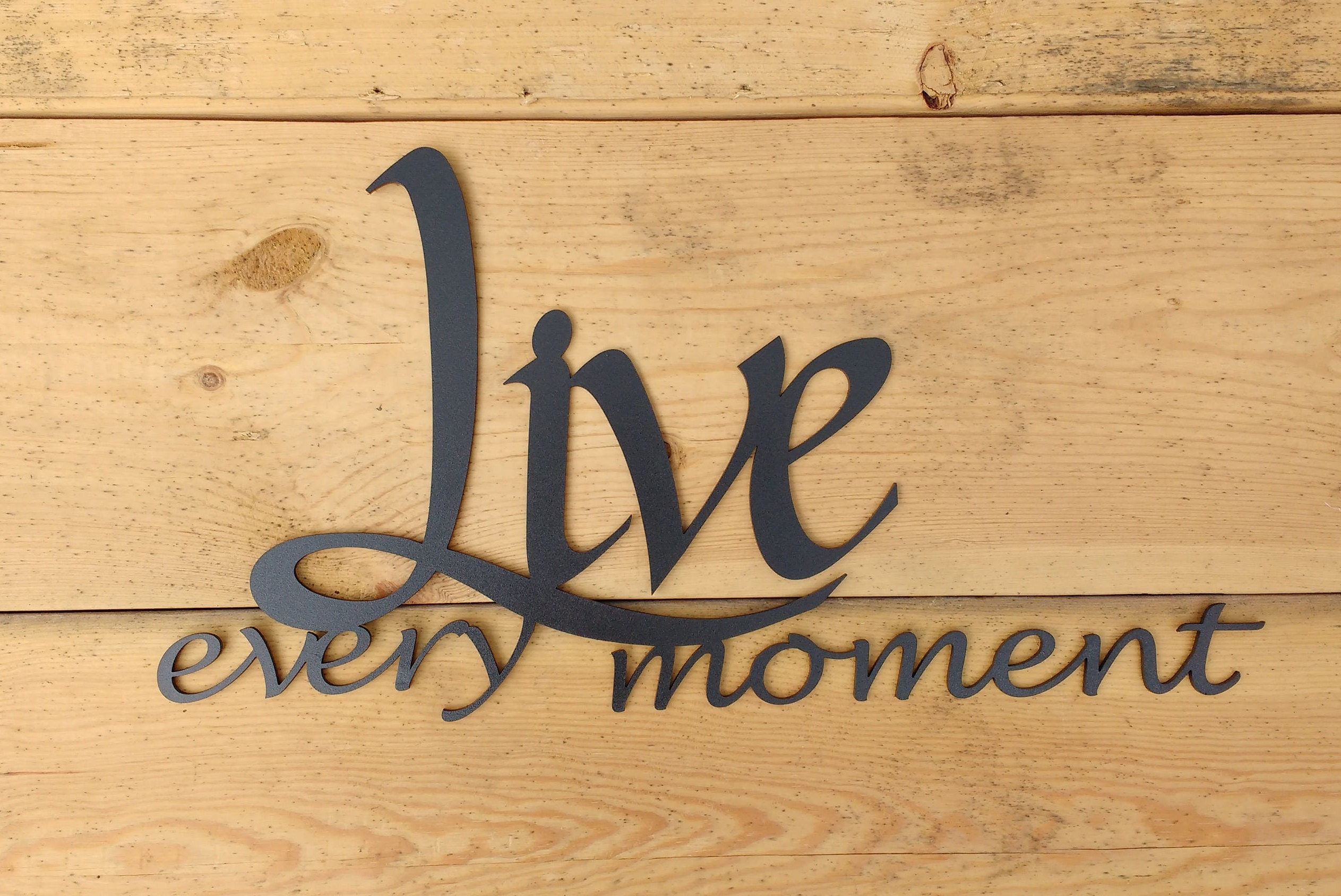 Live Laugh Love Metal Wall Art Words Wall Decor Etsy