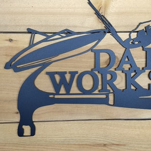 Dad's Workshop, Garage, Sign, Tools, Powersport image 4