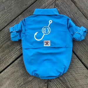 Monogrammed Baby Columbia style PFG Fishing Bodysuit Creeper Fishing Boat Beach Lake Summer