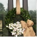 sold out  Boxwood wreath, Spring wreath ,silk tulip wreath , Easter Wreath, Front door  wreath , preserved boxwood, indoor wreath 