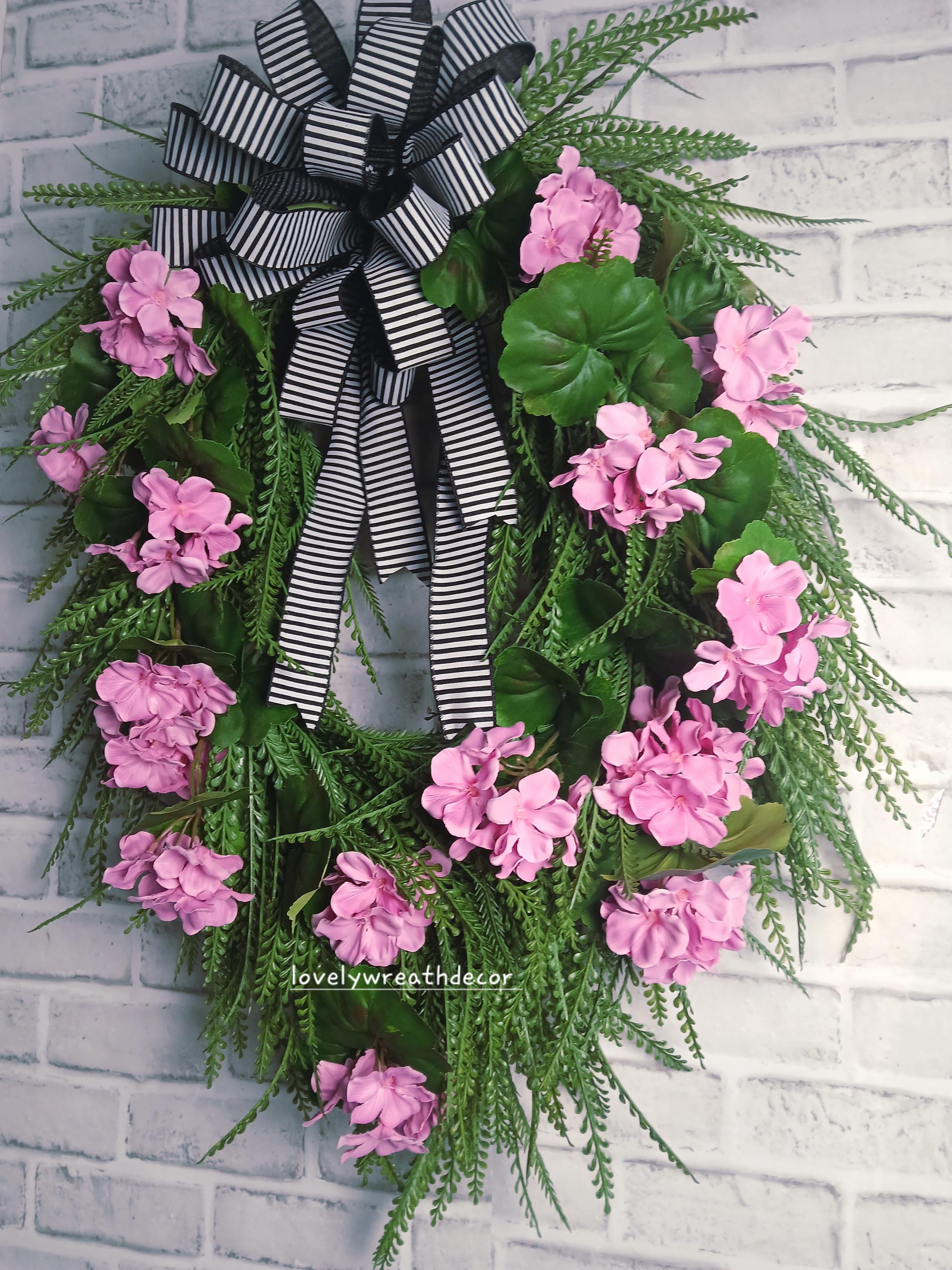 26 Inch Long Grass Beaded Wreath , Mothers Days Wreath ,summer Wreath ...