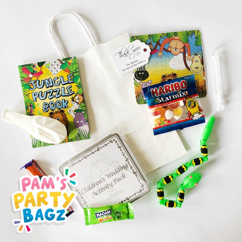 Children's Wedding Activity Bag Unisex Etsy