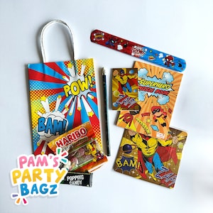 Pre-filled Superhero Party Bag